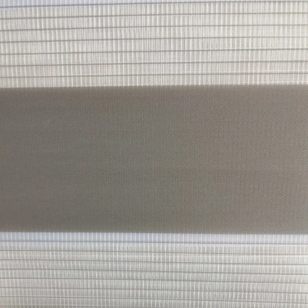 Roman Silver – Fabric Zebra Double Roller Blinds
