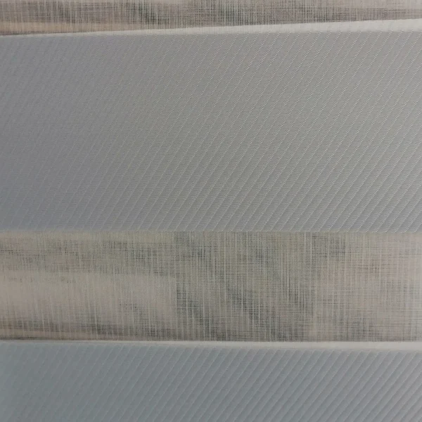 Silver Sheen – Fabric Zebra Double Roller Blinds