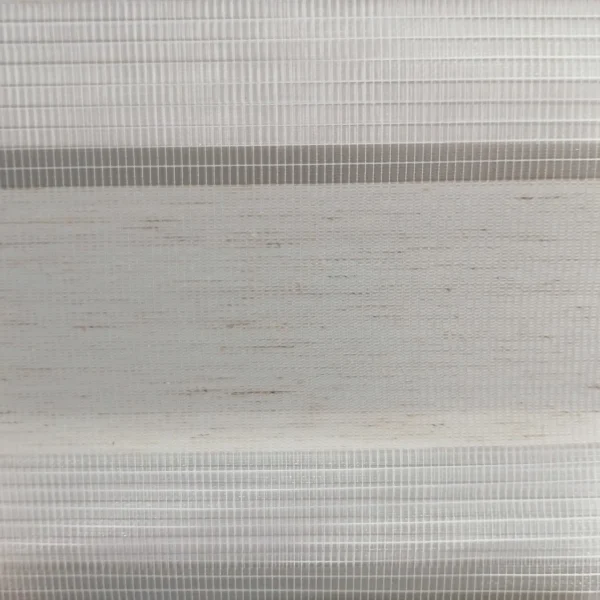 White Linen – Fabric Zebra Double Roller Blinds